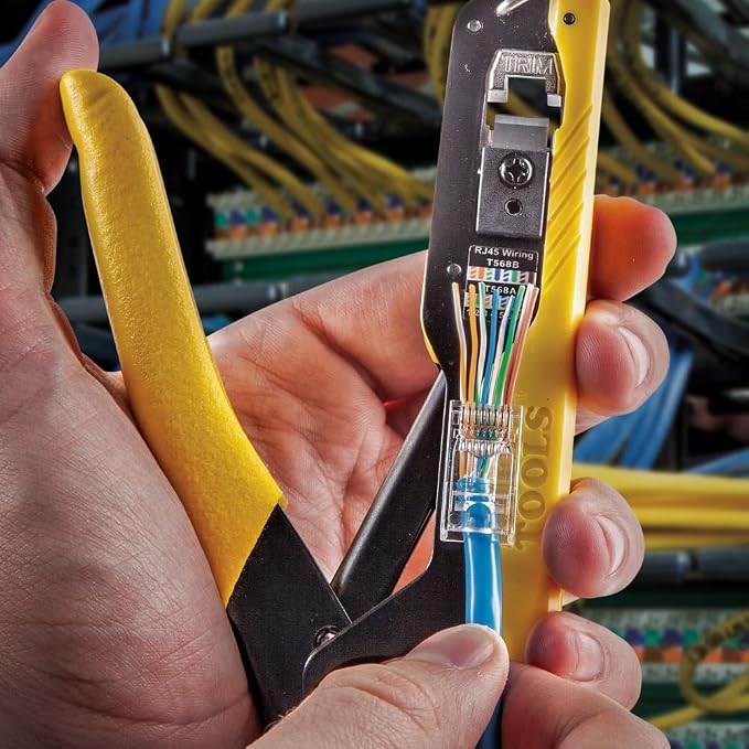 Klein Tools VDV026-813 RJ45 Ethernet Cable Tester and Crimper Kit, Pass-Thru - Image 5