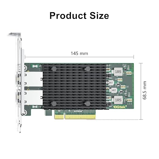 10Gtek 10Gb Dual RJ45 Port Network Card - Image 5