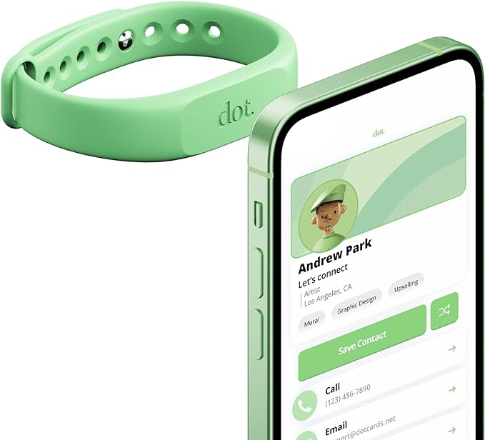 dot. Band - Digital Business Card Wristband - Tap Compatible by dotcards