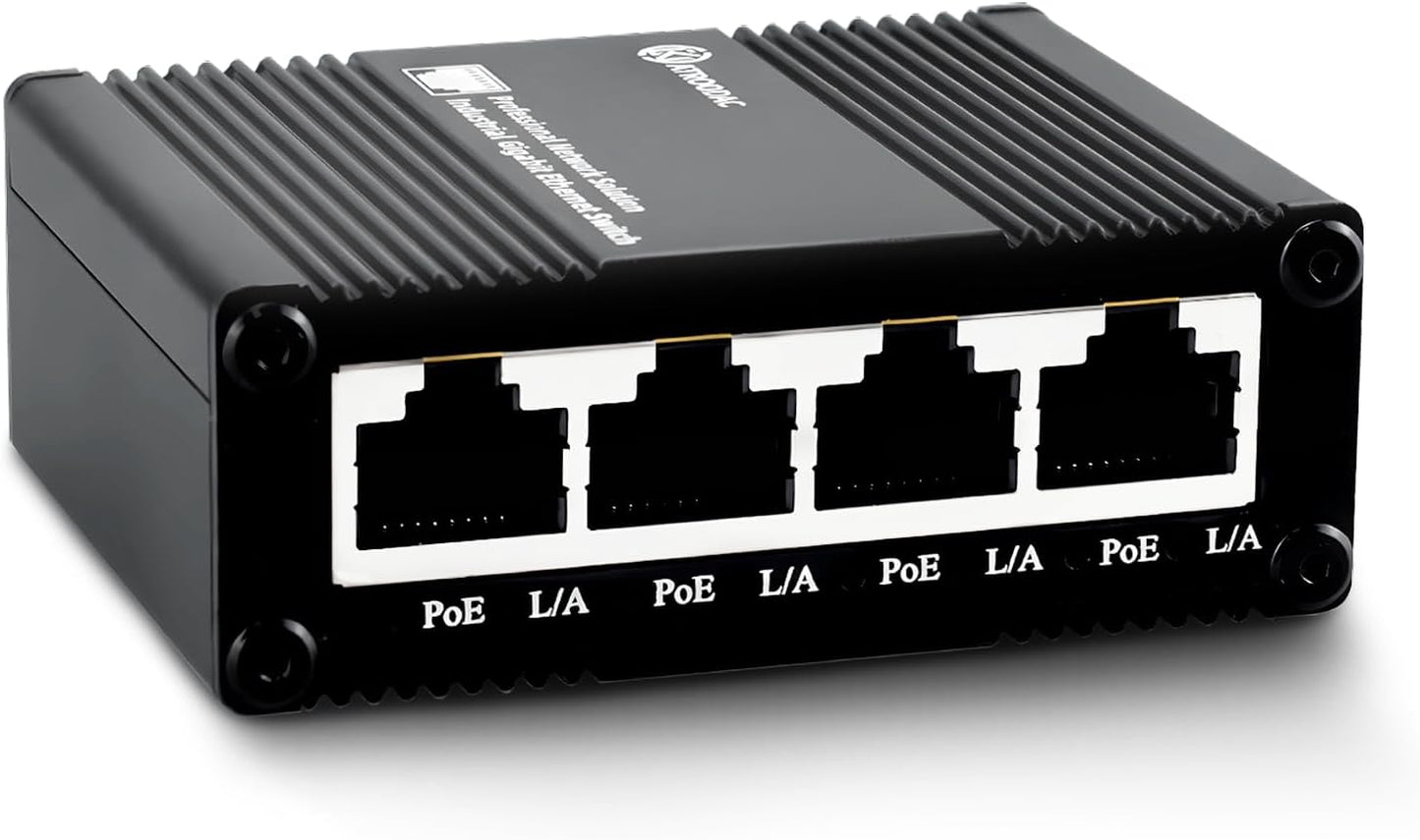 5 Ports Gigabit PoE+ Mini Ethernet Switch by ATROODAC