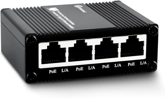 5 Ports Gigabit PoE+ Mini Ethernet Switch by ATROODAC