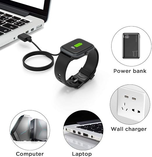 VeryFit Smart Watch Charger USB Magnetic Smartwatch Replacement Charging Cable - Image 4