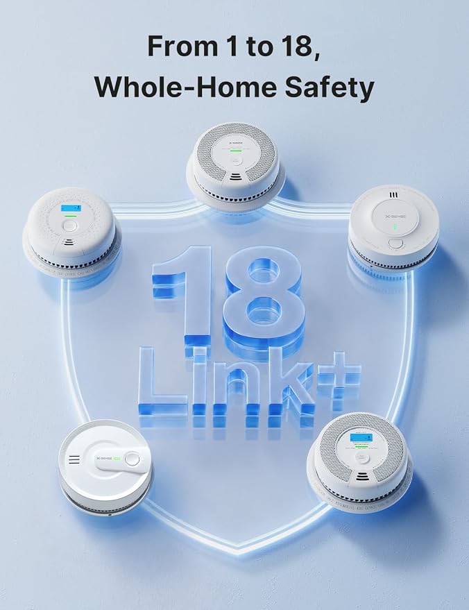 X-Sense Wireless Interconnected Combination Smoke and Carbon Monoxide Detector - Image 5
