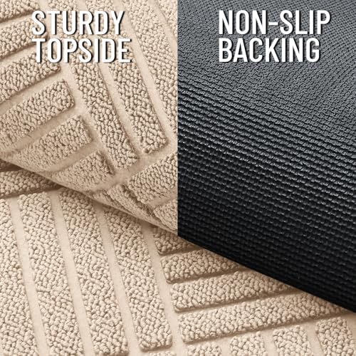 OLANLY Front Door Mat Outside Entrance 47x32, Waterproof Heavy-Duty Doormat - Image 4