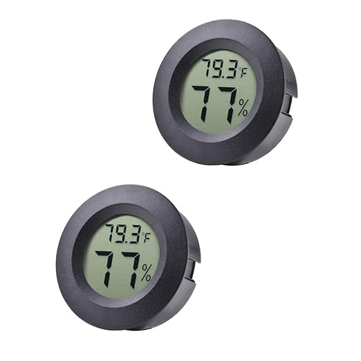 2-Pack Mini Hygrometer Thermometer Fahrenheit or Celsius Meter Digital LCD by BuynowonVeanic