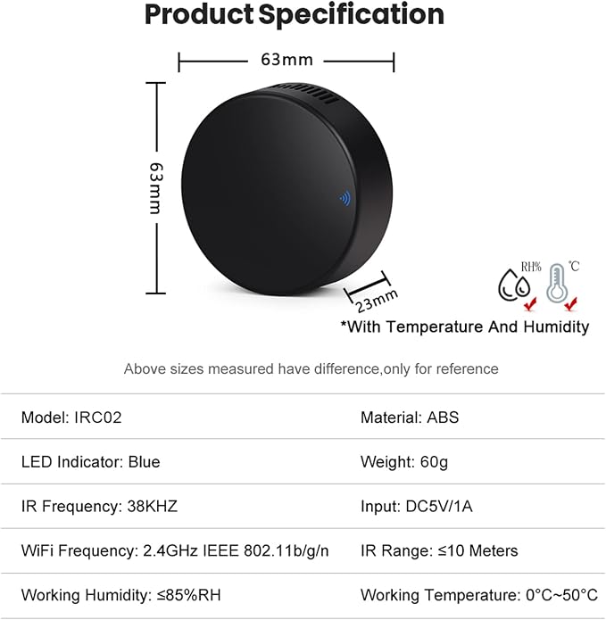 Smart IR Remote Control: Universal WiFi Infrared Remote Control - Image 7
