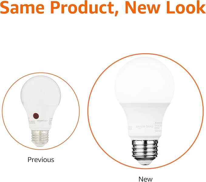 Amazon Basics A19 Dusk to Dawn Sensor LED Light Bulb, 60W Equivalent, 9W Energy - Image 3