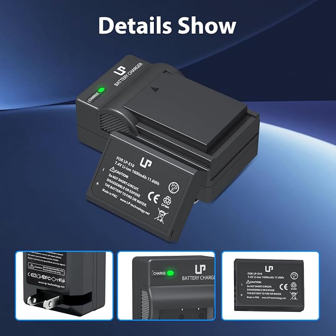 LP LP-E10 Battery Charger Pack, Compatible - Image 6