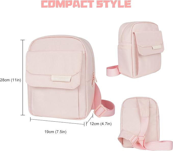 TULLIO Women Camera Bag, Small Lightweight Camera Sling Bag Waterproof - Image 3