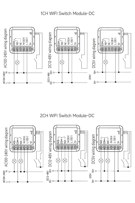 Tuya Smart Life app Dry Contact WiFi Relay Switch Module, 1 Channel DC 5V - Image 4