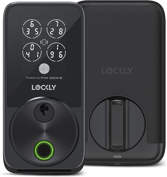 Lockly Secure Pro Smart Door Lock, Fingerprint Keyless Entry Door Lock by Lockly