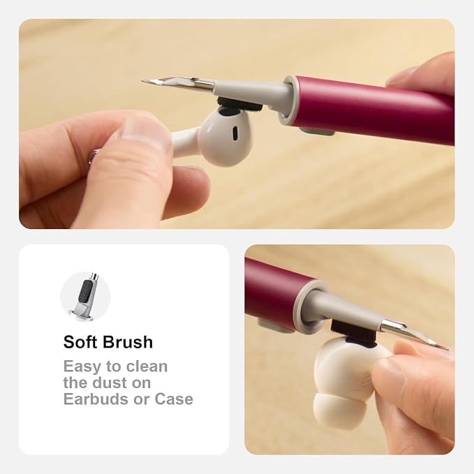 Hyashee Cleaner Kit for Airpods Pro 1 2 3 Multi-Function Cleaning Pen - Image 3