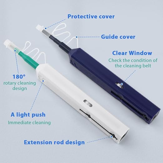 2pcs Fiber Optic Cleaner, Fiber Optic Connectors Cleaning Pen Over 800 Times - Image 6