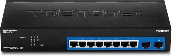 TRENDnet 10-Port Gigabit Web Smart Switch, 20 Gbps Switching Capacity, 8 x - Image 9