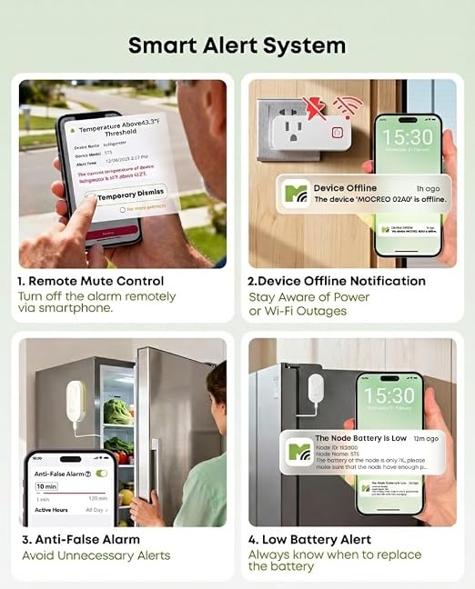 MOCREO WiFi Refrigerator Thermometer - Image 4