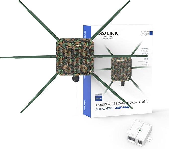 WAVLINK AX3000 Outdoor Mesh WiFi Access Point, 2026 New Model Long Range by WAVLINK%C2%AE