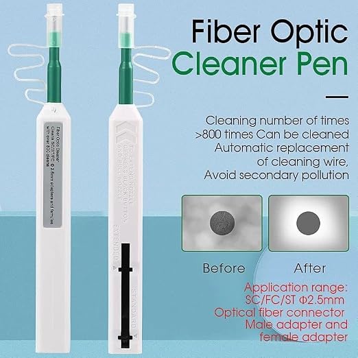 Fiber Optic Connector Cleaning Pen, SC/APC and FC/APC, 800+ Clean Times - Image 3