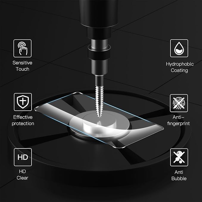 Anoowkoa 3 Pack Designed for Motorola Razr+/Plus 2026 Screen Protector Tempered - Image 4