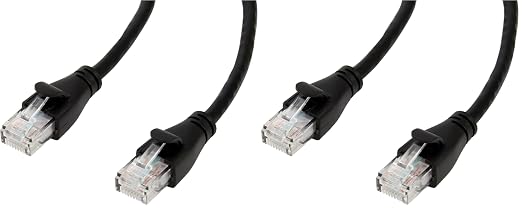 Amazon Basics RJ45 Cat-6 Ethernet Patch Internet Cable, 1Gbps Transfer Speed by AmazonBasics