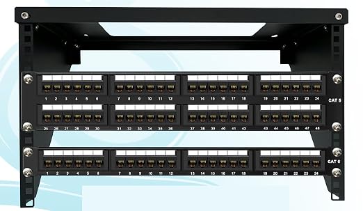 MONK CABLES | CAT6 Patch Panel | Puchdown | 48 Port - Image 2