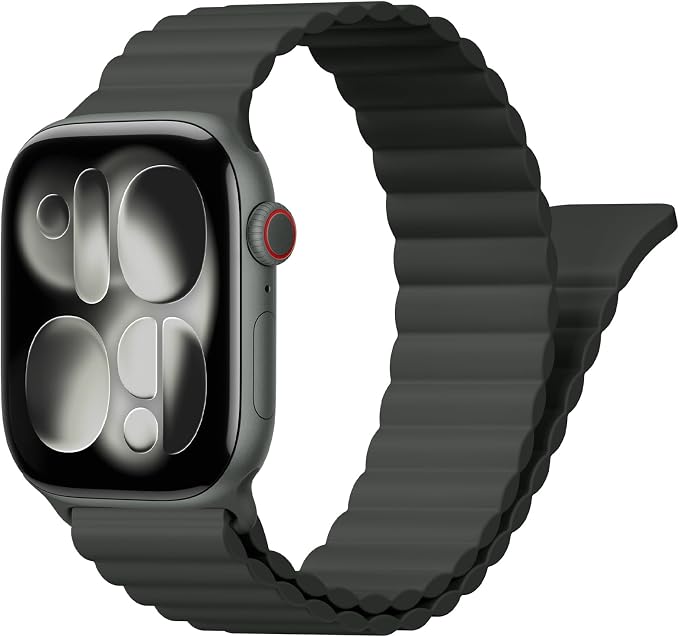 Magnetic Sport Bands for Apple Watch Band 40mm 38mm 41mm 42mm 44mm 45mm 46mm by BXUXOHS