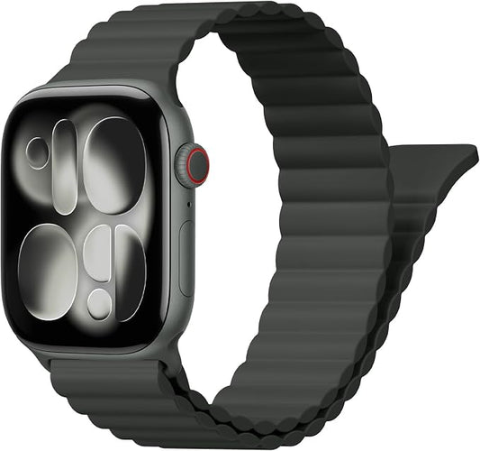 Magnetic Sport Bands for Apple Watch Band 40mm 38mm 41mm 42mm 44mm 45mm 46mm by BXUXOHS