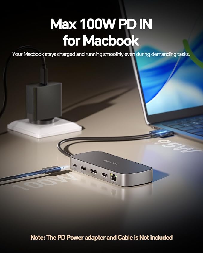 MacBook Pro Docking Station Dual Monitor 4K@60Hz - Image 7