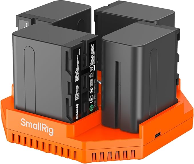 SmallRig 4 Pack 7800mAh Replacement Battery by SmallRig