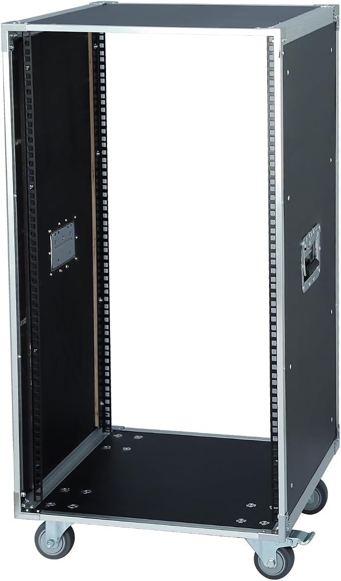 AV Gear Rack 20U Home Audio & Video Stage Stereo Equipment Storage Cabinet by WikrOck