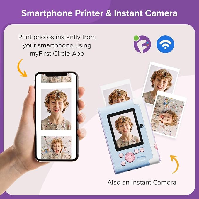myFirst Camera Insta Lux Instant Print Camera, Real High-Definition Color Prints - Image 2