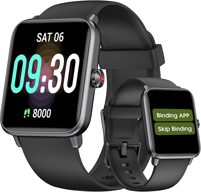 Pedometer Watch Senior Friendly No App/Phone Required, Waterproof Fitness by Pautios