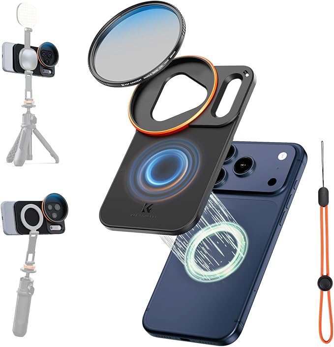 K&F CONCEPT Double-Sided Magnetic Lens Filter Mount Adapter by KFCONCEPT