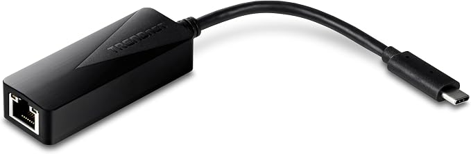 TRENDnet USB Type-C to Gigabit Ethernet LAN Wired Network Adapter, Windows & by TRENDnet