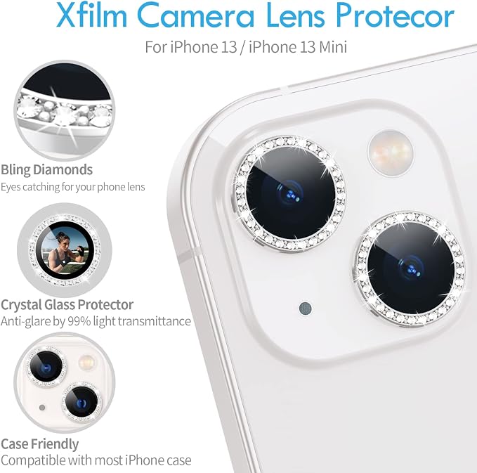 Bling Diamond Individual Camera Lens Protector - Image 4