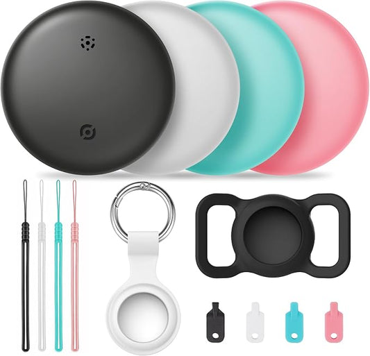 FIDECO Tracker Tag-4 Pack, Luggage Tracker by FIDECO