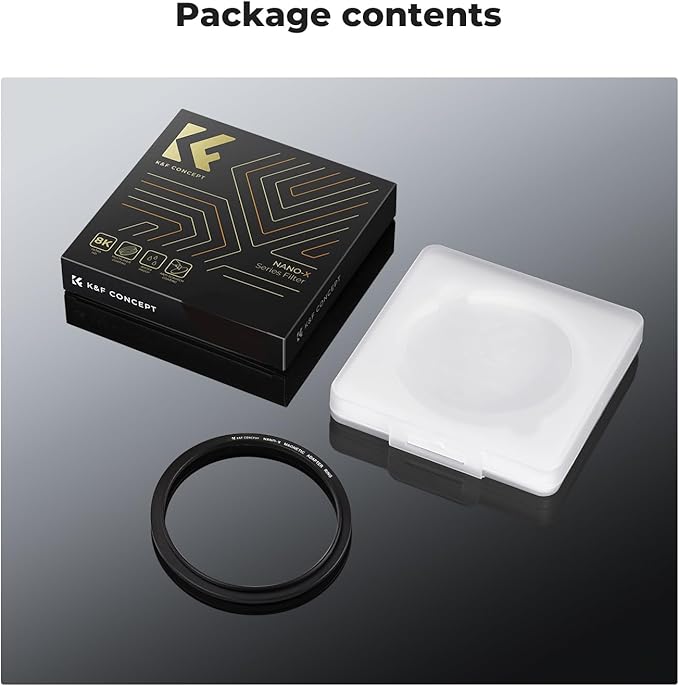 K&F CONCEPT 58-77mm Magnetic Filter Adapter Ring, - Image 6