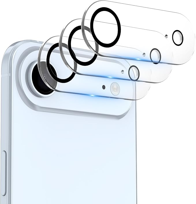 WHPXJY 2025 New Upgrade for 3 pack iPhone Air Camera Lens Protector-Tempered by WHPXJY