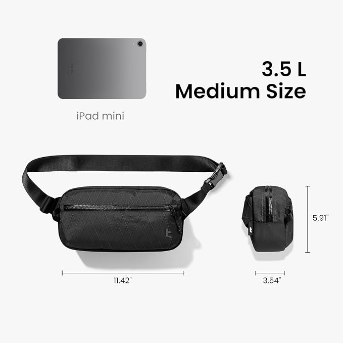 tomtoc 3.5L X-Pac Sling Bag - Image 9