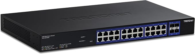 TRENDnet 28-Port Multi-Gig Web Smart Switch, TEG-3284WS, 24 x 2.5G Ports by TRENDnet