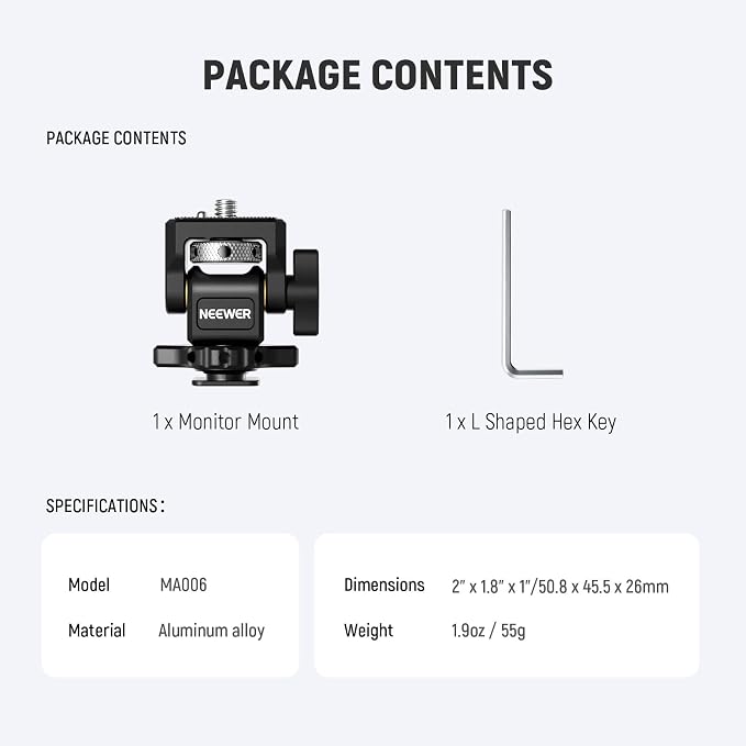 NEEWER Camera Monitor Mount - Image 8