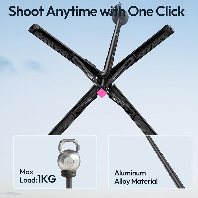 ULANZI Magnetic Phone Tripod, MT85 Auto Open Tripod - Image 3