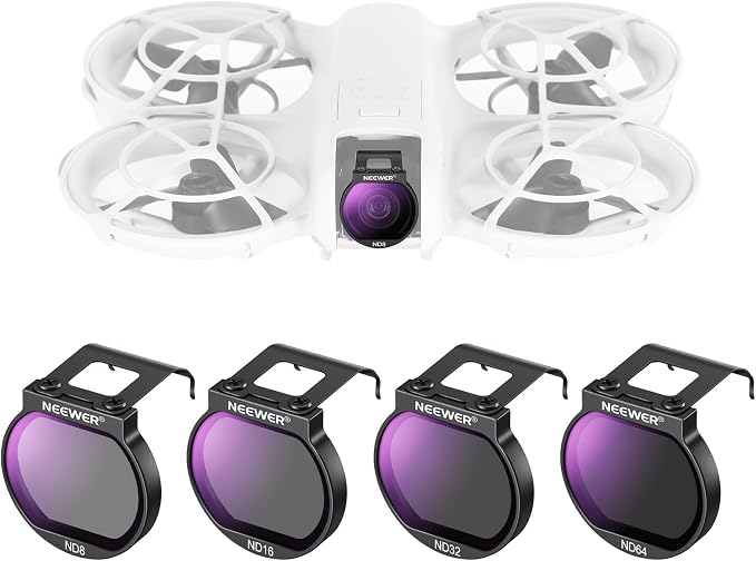 Neewer ND Filter Set for NEO Drone, 4 Pack ND8/ND16/ND32/ND64 Neutral Density by Neewer