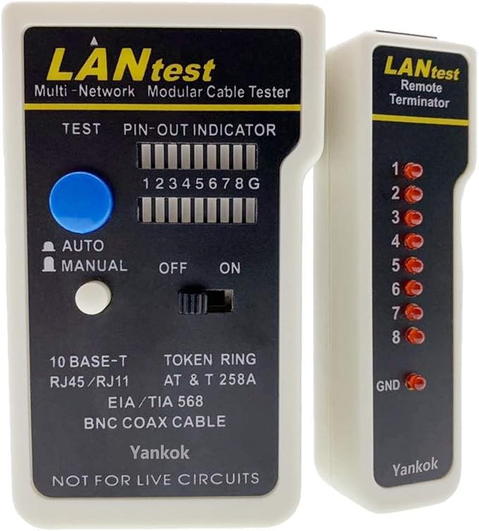 Yankok LANtest Multi-Network Modular Cable Tester Kit by Yankok