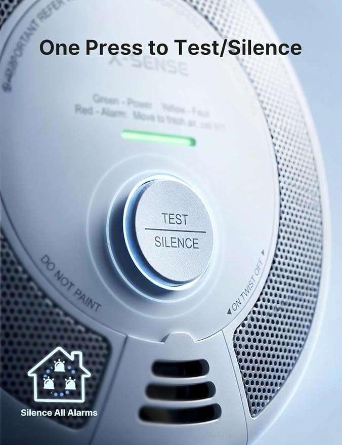 X-Sense 6-Pack Wireless Interconnected Combination Smoke and Carbon Monoxide - Image 7