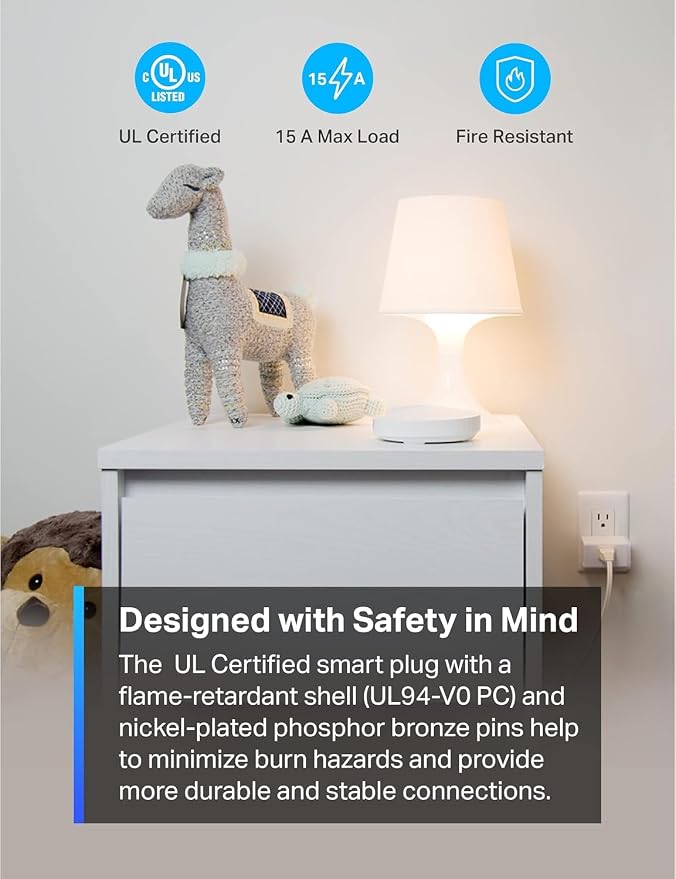 TP-Link Tapo Smart Plug Mini 15A, Smart Home Wi-Fi Plug, Super Easy Setup - Image 6
