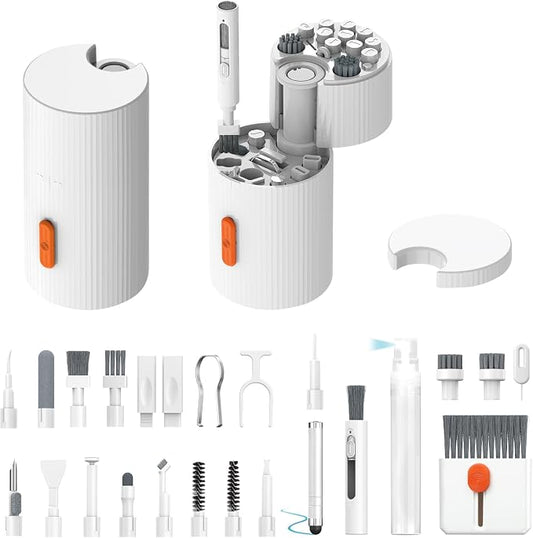 Multifunctional Electronic Cleaning Kit, Keyboard Brush, Screen Spray Wiper by JiaTeums
