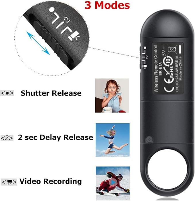 PHOLSY Wireless Remote Control Camera Remote Shutter Compatible - Image 2