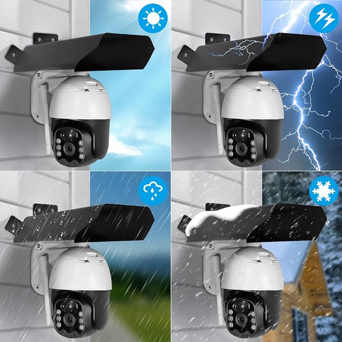 OOSSXX Universal Security Camera Sun Rain Cover Shield - Image 5
