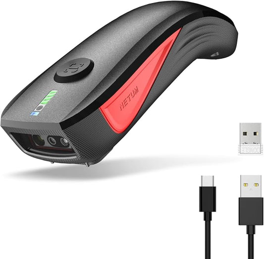 NETUM CS9501 Bluetooth QR Code Scanner– Upgraded Wireless Barcode Scanner by NETUM