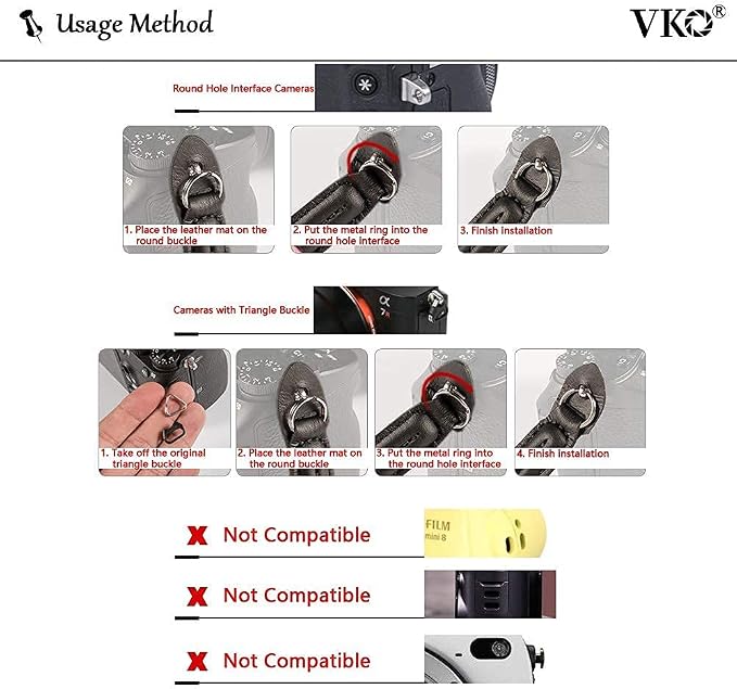 VKO Camera Strap, Soft Rope Camera Neck Strap, Shoulder Strap - Image 9